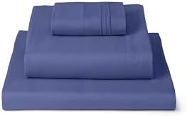 Mellanni Iconic 3-Piece, Ultra Soft Sheet Set (Twin, Blue Nova)