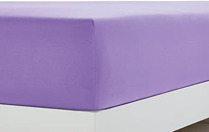 Clara Clark Bed Sheets, Premier 1800 Series 4 Piece Bed Sheet Set, Deep Pocket, Wrinkle, Fade, Stain Resistant, Luxury Soft Bedding Sheets & Pillowcases, Twin-XL, Lavender