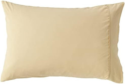 Sweet Home Collection 7 Piece Comforter Set Bag Solid Color All Season Soft Down Alternative Blanket & Luxurious Microfiber Bed Sheets, Camel, Queen