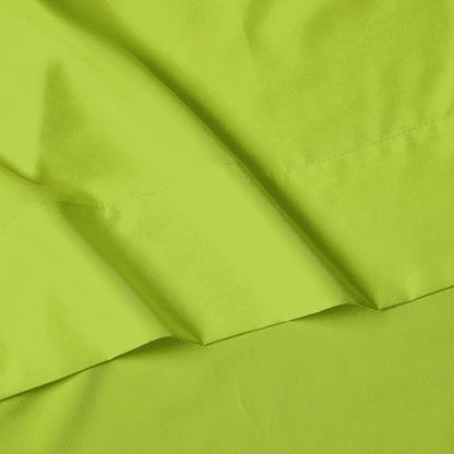 Elegant Comfort Luxury 4-Piece Bed Sheet Set - Luxury Bedding 1500 Premium Hotel Quality Microfiber, Wrinkle Resistant Cool & Breathable, Easy Elastic Fitted, Twin/Twin XL, Neon Green