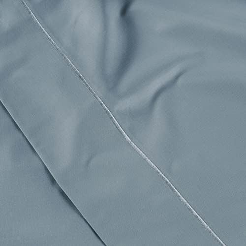 LANE LINEN Luxury Hotel Style 100% Egyptian Cotton Bed Sheets King Size – Mercerized Cotton, No-Pill, Fade-Resistant, Sustainably Produced King Bedding Set – Riviera Mist