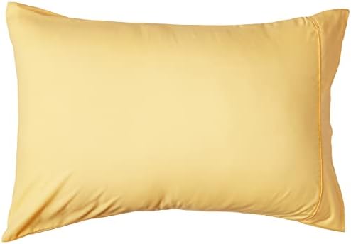 Sweet Home Collection 7 Piece Comforter Set Bag Solid Color All Season Soft Down Alternative Blanket & Luxurious Microfiber Bed Sheets, Yellow, Queen