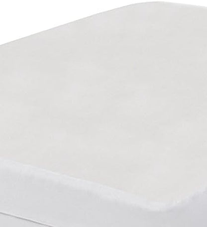 All-in-One Mattress Protector, Zippered Encasement, Water & Stain Resistant, Triple Seal Protection, Queen, White (Pack of 6)