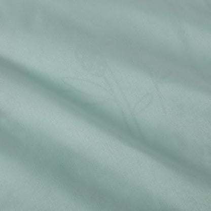 Amazon Basics 5-Piece Soft, Easy-Wash Microfiber Kid's Bed-in-a-Bag Bedding Set with Sheet and Comforter, Twin, Bluish Flowers