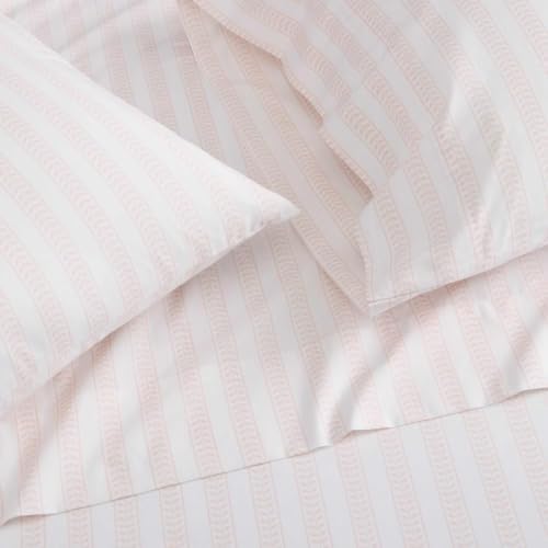 Martha Stewart - Twin Size Sheet Set with Fitted Sheet & Pillowcase