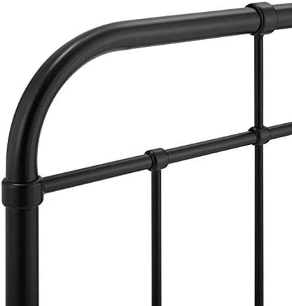Modway Alessia Modern Farmhouse Metal Queen Headboard in Black
