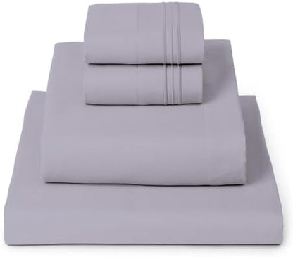 Mellanni Iconic 4-Piece, Ultra Soft Sheet Set (King, Lavender)