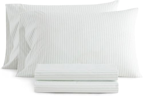 Martha Stewart - Queen Size Sheet Set with Fitted Sheet & Pillowcases