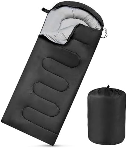 Camping Sleeping Bags for Adults Kids Waterproof Lightweight Sleeping Bag for Cold Weather or Warm Backpacking Hiking Mountaineering Indoor Outdoor Use