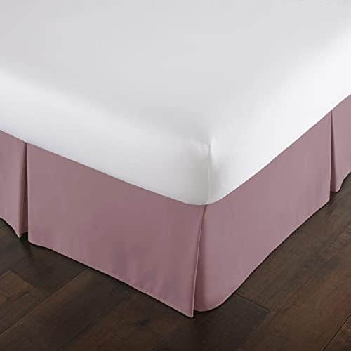 Hotel Style Queen Bed Skirt 14 Inch Drop Hides Box Springs Pleated Lavender