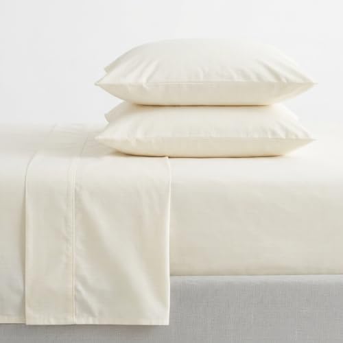 Martha Stewart - Twin Size Sheet Set with Fitted Sheet & Pillowcase