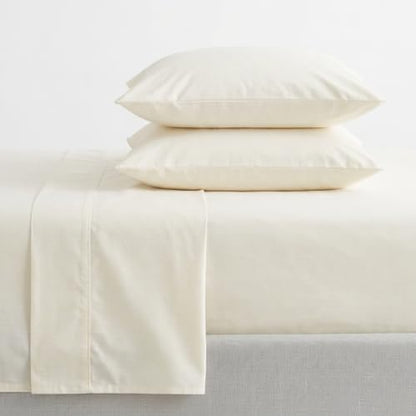 Martha Stewart - Twin Size Sheet Set with Fitted Sheet & Pillowcase