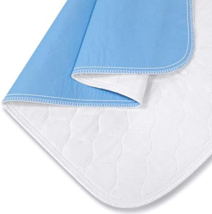 Heavy Absorbency Bed Pads 34" x 76", 1 Pack, Washable and Reusable Underpad