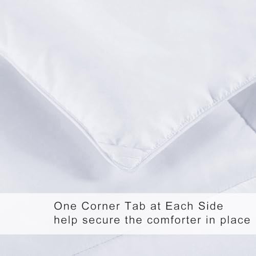 COHOME All-Season King Size Cooling Comforter Duvet Insert - White