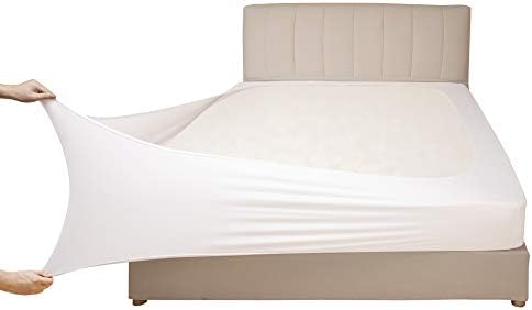 Mrs Awesome Stretch Jersey Box Spring Cover Queen/Queen XL, White