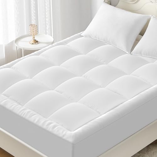 YUGYVOB Twin Mattress Topper Extra Thick, Cooling Plush Mattress Pad