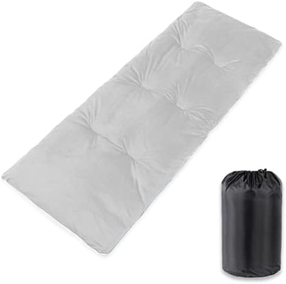 Thick Camping Sleeping Pad, Soft Comfortable Microfiber Camping Cot Pads for Adults, Lightweight Foldable Sleeping mats for Traveling Hiking Backpacking Traveling