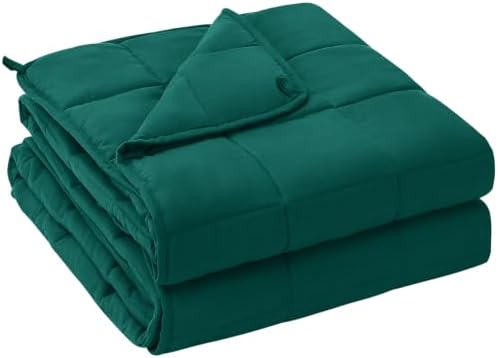yescool Weighted Blanket for Adults 20lbs Queen Size, 60" x 80", Green