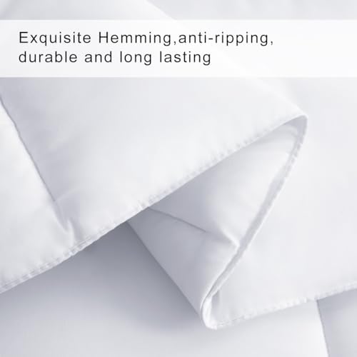 COHOME All-Season Oversized King Cooling Comforter Duvet Insert - White