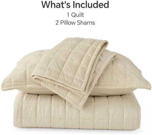 BEDELITE Velvet Quilt Set Queen Size, Luxury Velvet Comforter Bedding