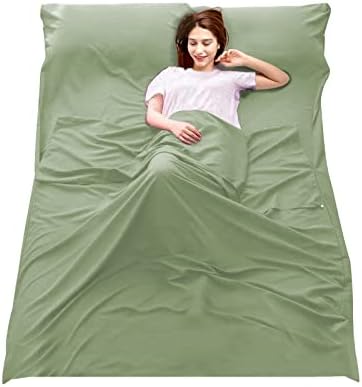 Sleeping Bag Liner, Camping Travel Home Bed Sheet Compact Sacks