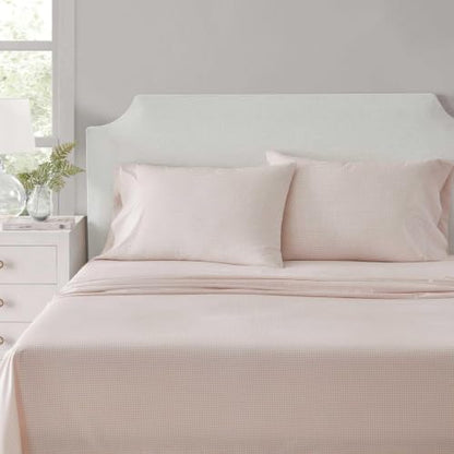 Martha Stewart - Twin Size Sheet Set with Fitted Sheet & Pillowcase