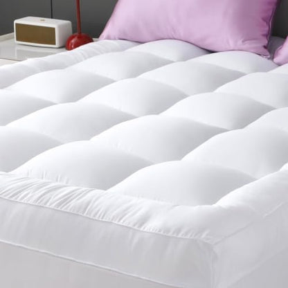YUGYVOB Twin Mattress Topper, 1000GSM Cooling Pillow Top Mattress Pad