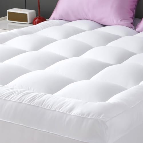 YUGYVOB Full Mattress Topper, 1000GSM Cooling Pillow Top Mattress Pad