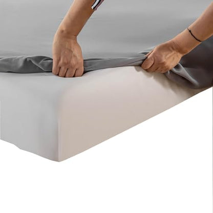 Kingnex Twin Sleeper Sofa Bed Sheets for 36x72 Pull Out Sofa Bed Grey