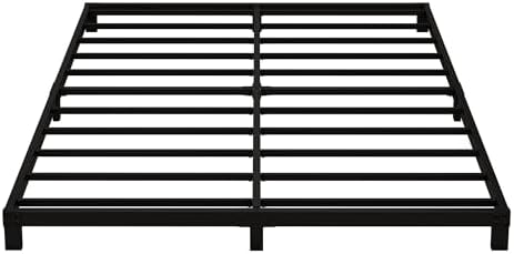 Low Profile Bed Frame Queen Size 5 Inch High Floor Platform