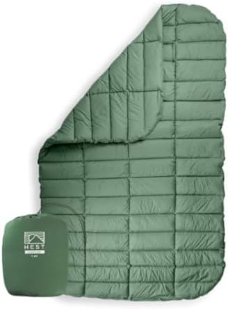 HEST Packable Comforter for Camping, Nylon, Single