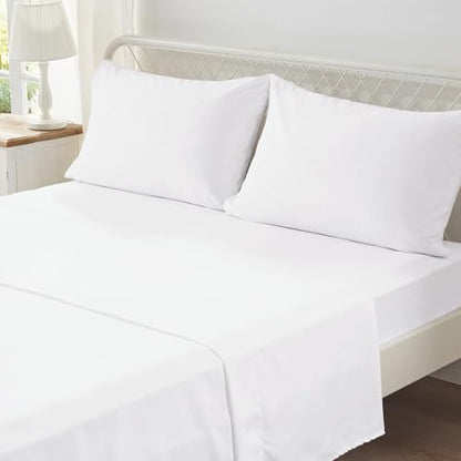 Queen Comforter Set 7 Piece, White Bed in a Bag Queen Size Bedding Sets