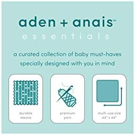 aden + anais essentials Dream Blanket, Muslin Baby Blankets for Girls & Boys, Ideal Lightweight Newborn Nursery & Crib Blanket, Unisex Toddler & Infant Bedding, Shower & Registry Gift, Space Explorers