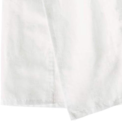 Lightweight Voile Dust Ruffle, White, Queen 15-inch L