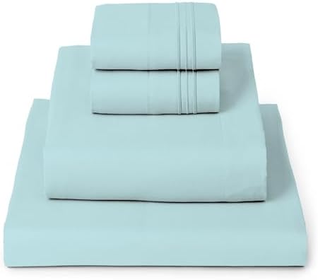 Mellanni Iconic 4-Piece, Ultra Soft Sheet Set (Full, Aqua)