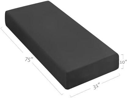Cot Sheets 31" x 75"(Sheet Only) Black
