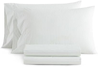 Martha Stewart - Queen Size Sheet Set with Fitted Sheet & Pillowcases