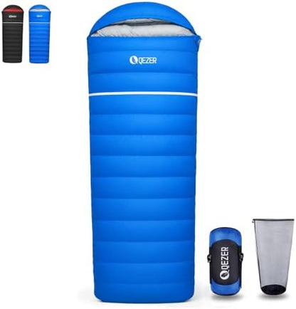 Down Sleeping Bag for Adults, 600 Fill Power Ultralight Backpacking