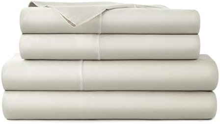 Whisper Organics 100% Organic Cotton Bed Sheets with Deep Pocket 4 Pc. Set