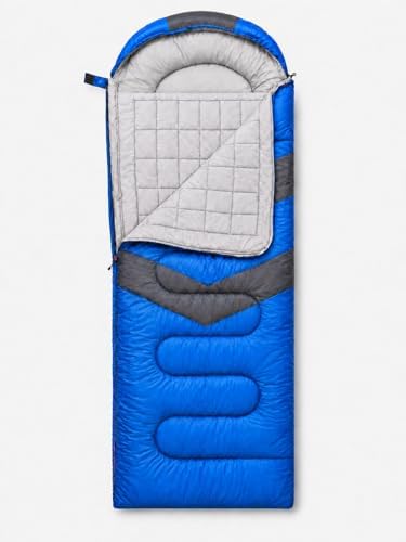 MalloMe Sleeping Bags for Adults Cold Weather & Warm - Backpacking Camping Sleeping Bag for Kids 10-12, Girls, Boys - Lightweight Compact Camping Essentials Gear Accessories Hiking Sleep Must Haves