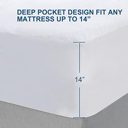 Twin Size Mattress Protector Waterproof,Smooth Top Mattress Cover for Kids