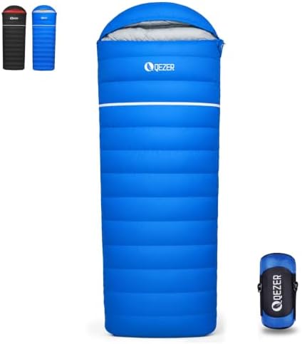 Down Sleeping Bag for Adults, 600 Fill Power Ultralight Backpacking