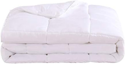 Royal Hotel Bedding White Down Alternative King Comforter with Corner Tabs - Hypoallergenic All-Season Plush Hotel Style Comforter, Duvet Insert King-Size