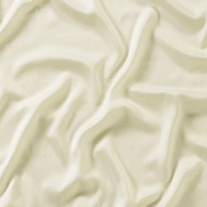 Sijo AiryWeight Tencel Sheet Set, 100% Lyocell Derived from Eucalyptus, Buttery Soft, Architectural Digest Best Cooling Sheets Winner - 2pc - 1 Pillowcase 1 Fitted (Cream, Twin XL)