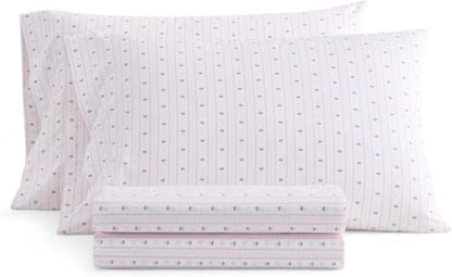 Martha Stewart - Twin Size Sheet Set with Fitted Sheet & Pillowcase