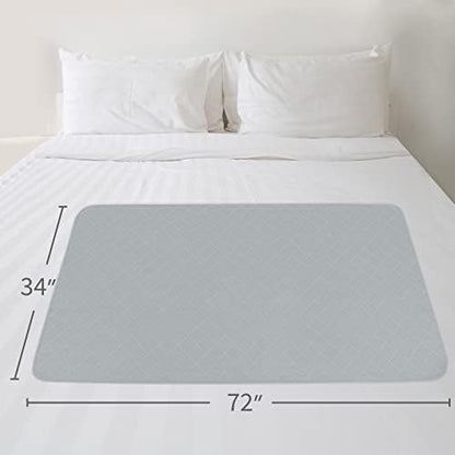 Bed Pads Washable Waterproof 2 Pack for Incontinence