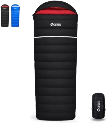 Down Sleeping Bag for Adults, 600 Fill Power Ultralight Backpacking