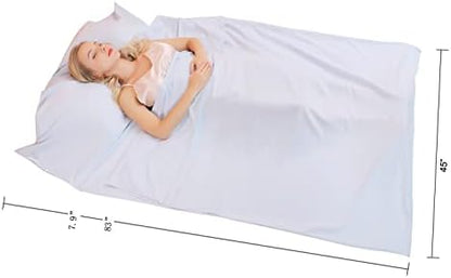 JITTY Sleeping Bag Liner 83"x45" for Travel Camping Hiking Home Hotel