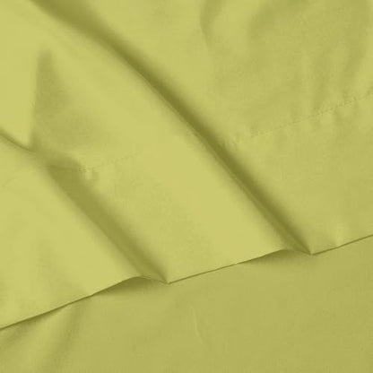 Elegant Comfort Luxury 4-Piece Bed Sheet Set - Luxury Bedding 1500 Thread Count Egyptian Quality Microfiber, Wrinkle Resistant Cool & Breathable, Easy Elastic Fitted, King, Pistachio Green