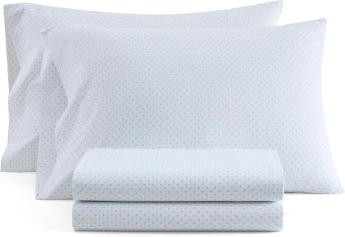 Martha Stewart - Queen Size Sheet Set with Fitted Sheet & Pillowcases